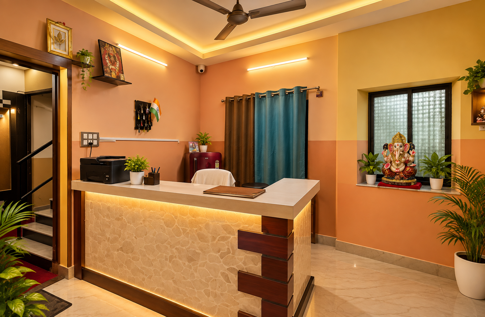 Elegant hotel room